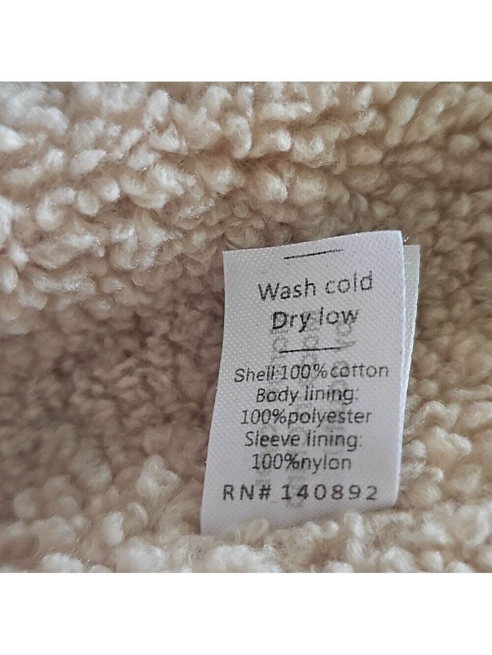 Marine LayerBoise Cord Sherpa Trucker in Sky Captain - Picture 8 of 9
